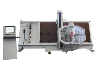 Centro di lavoro CNC verticale, Macchina CNC a controllo numerico per legno con piano chiuso